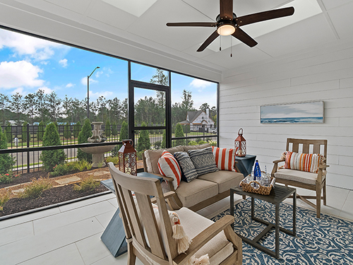 Outdoor living is one of the luxuries of living in a Windsong community.>